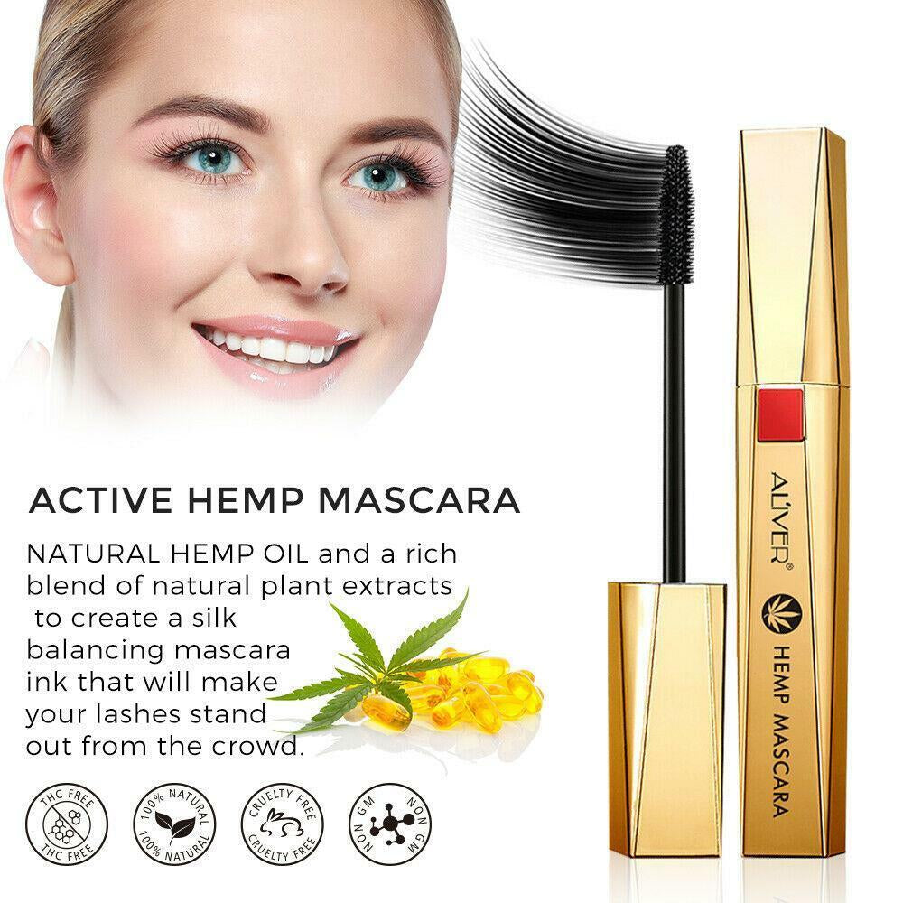 HEMP Mascara INSTANT MAJOR VOLUME Eyelash Extension Waterproof Mascara Makeup