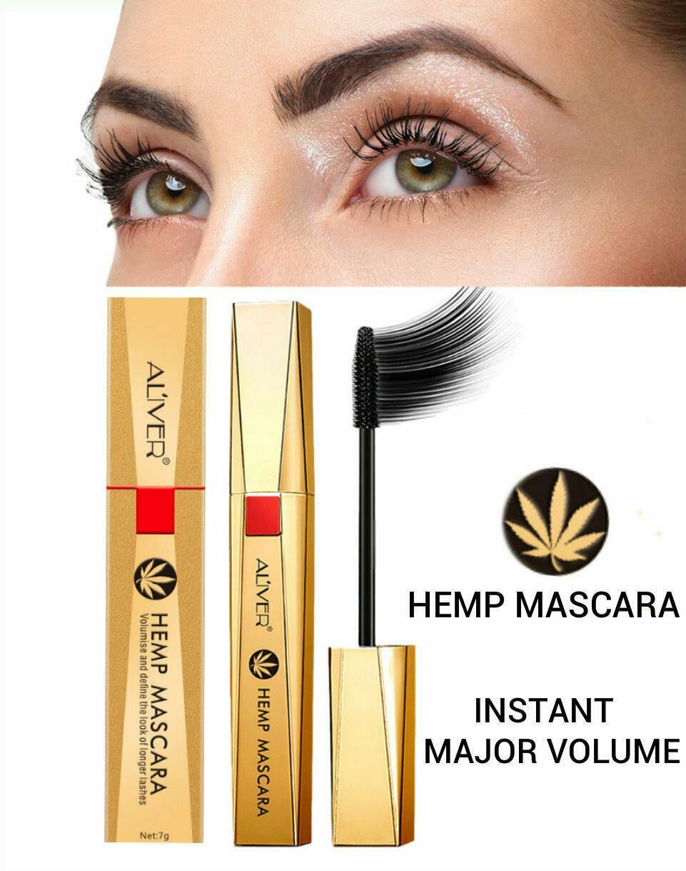 HEMP Mascara INSTANT MAJOR VOLUME Eyelash Extension Waterproof Mascara Makeup